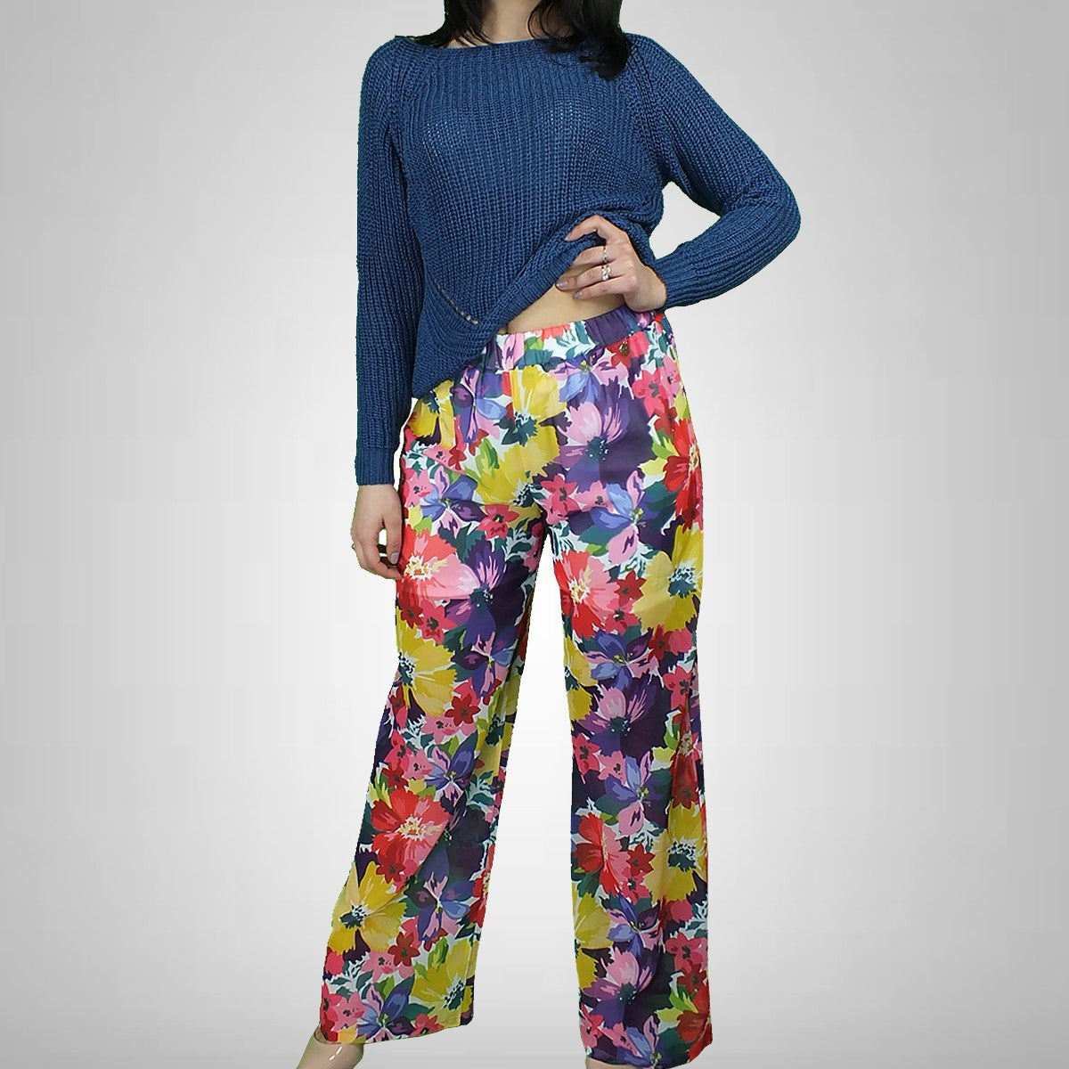 Pantalone Akè fantasia floreale