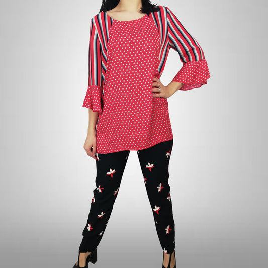 Casacca righe e pois Carla Ferroni