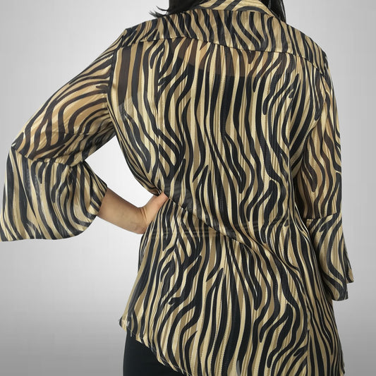 Camicia animalier Carla Ferroni