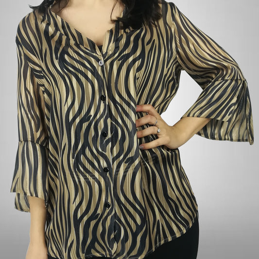 Camicia animalier Carla Ferroni