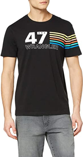Wrangler SS Rainbow Tee T-Shirt Uomo