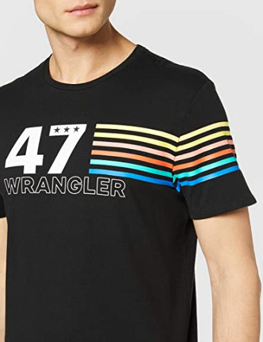 Wrangler SS Rainbow Tee T-Shirt Uomo