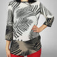 Blusa fantasia Foglie Carla Ferroni