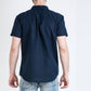 Camicia Lino blu manica corta Wrangler