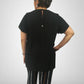 Blusa righe e leopardato Lizalù