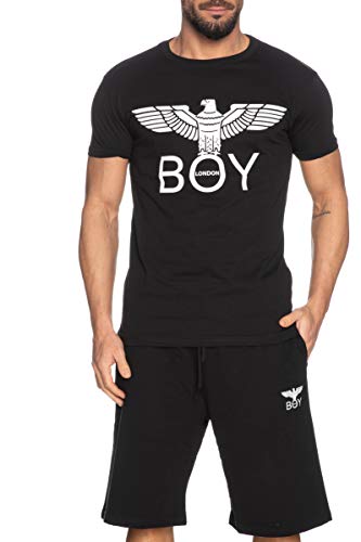 BOY LONDON T Shirt a Manica Corta Uomo Nera