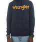 Felpa Hoodie Navy Wrangler
