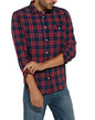 Camicia a Quadretti Rossi e Blu  Stile Vintage Wrangler