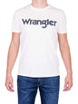 Wrangler SS Logo Tee T-Shirt, Blu (Directoire Blue XKL), Medium Uomo