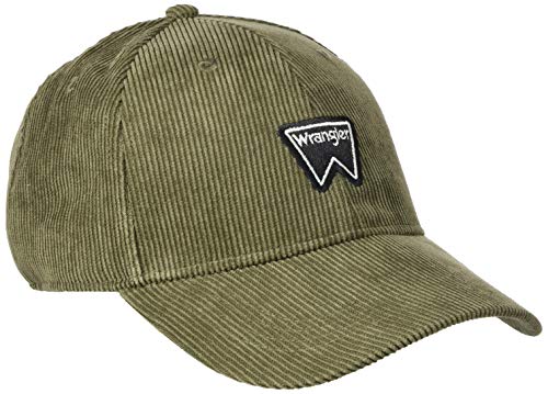 Wrangler Corduroy cap Cappellino da Baseball, Nero, Taglia Unica Uomo